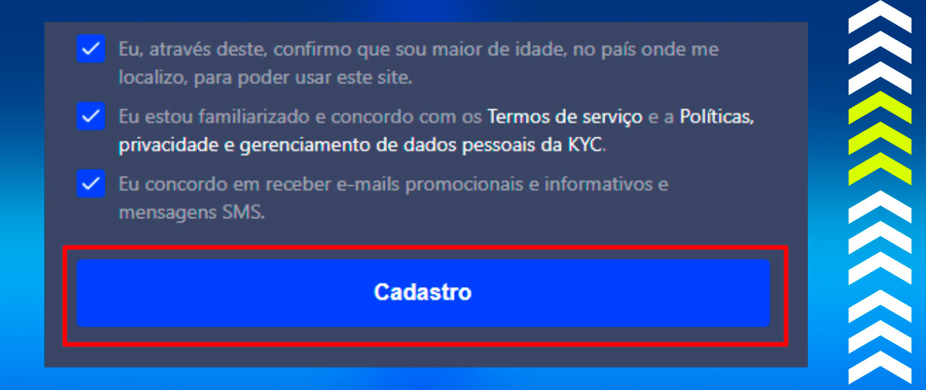 Cadastre e ganhe bonus para jogar